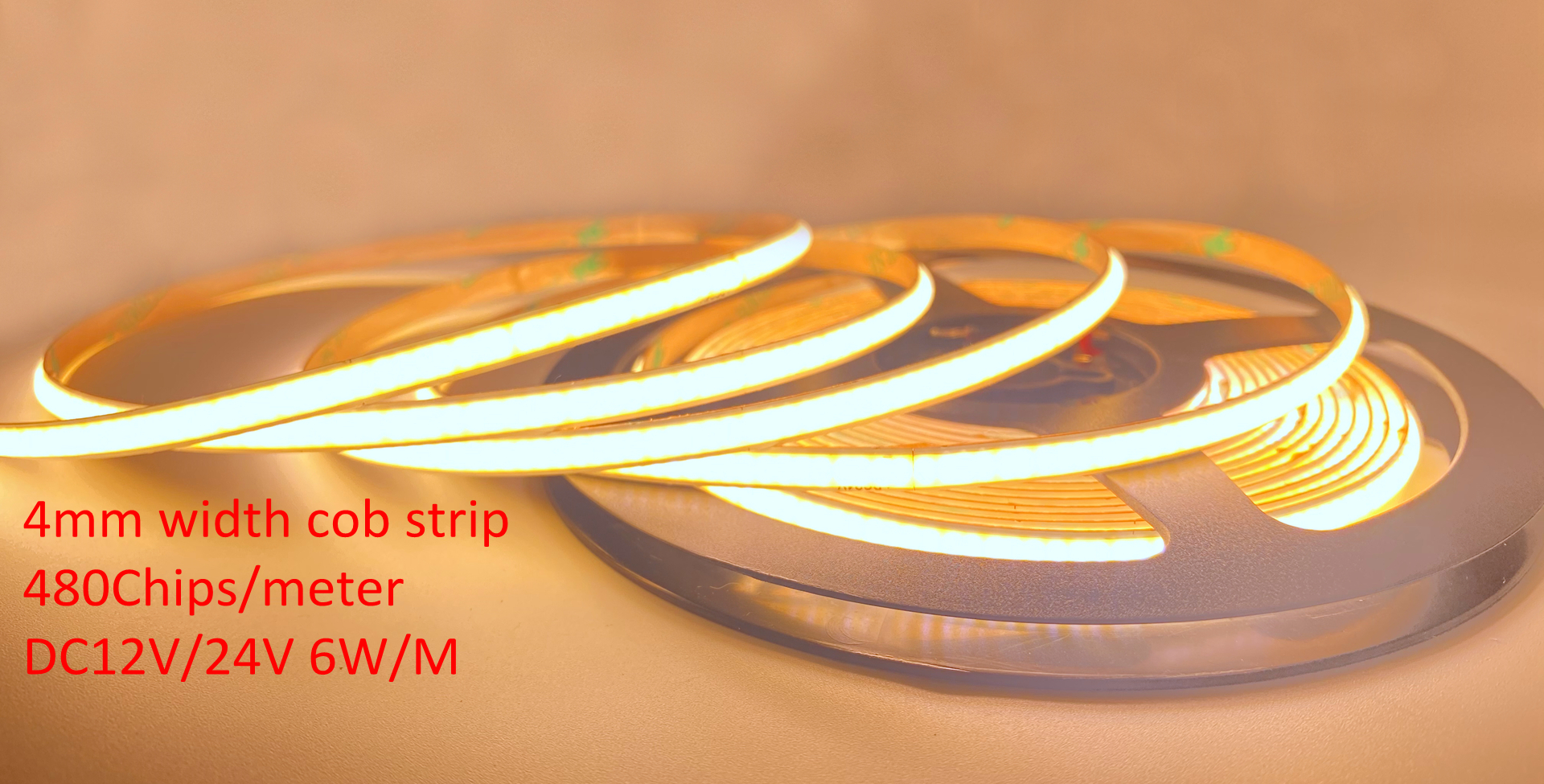 4mm cob led strip