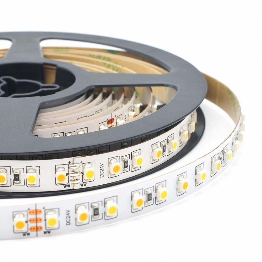 3528 120Leds/m WW+PW dual white led strip