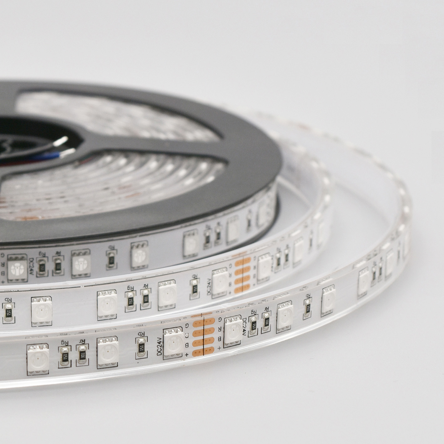 Super Long 50m/roll Silicone Extrusion IP68 Waterproof LED Strip
