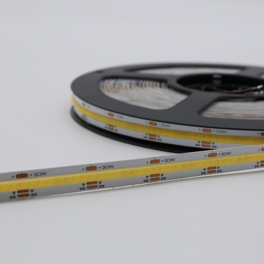 Tunable White COB LED Strip 608chips DC24V 22W