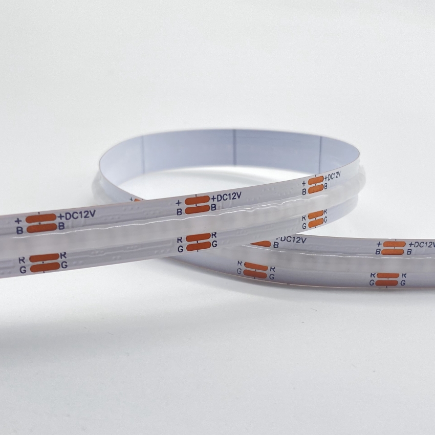 Dotless seamless COB RGB LED Strip 480Leds per meter 15W