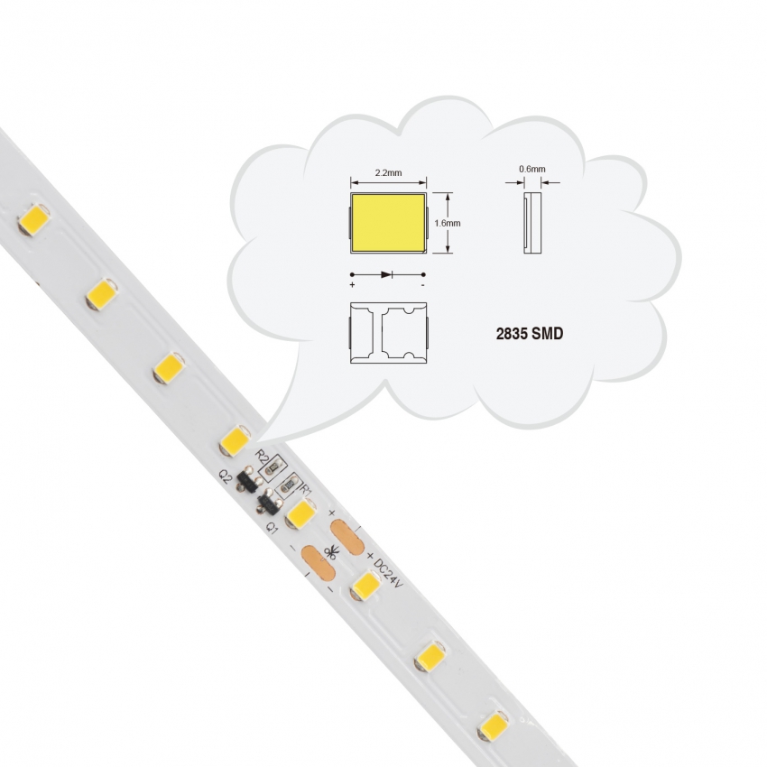2835 80LEDs 190lm/w led strip-5