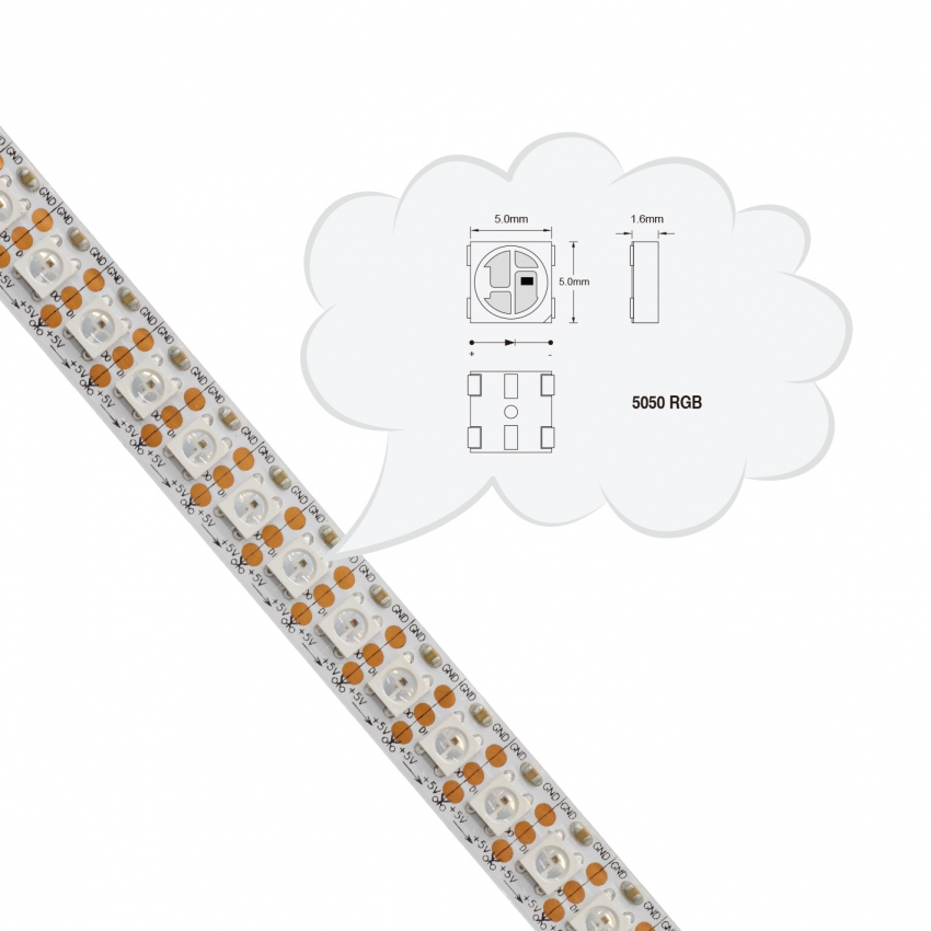 5050 Pixel RGB 120LEDs-5