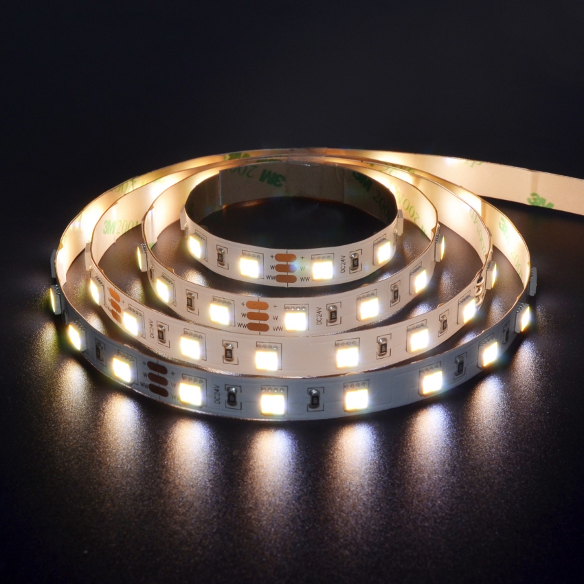 5050 2in1 Tunable White LED Strip 60Leds/m-6