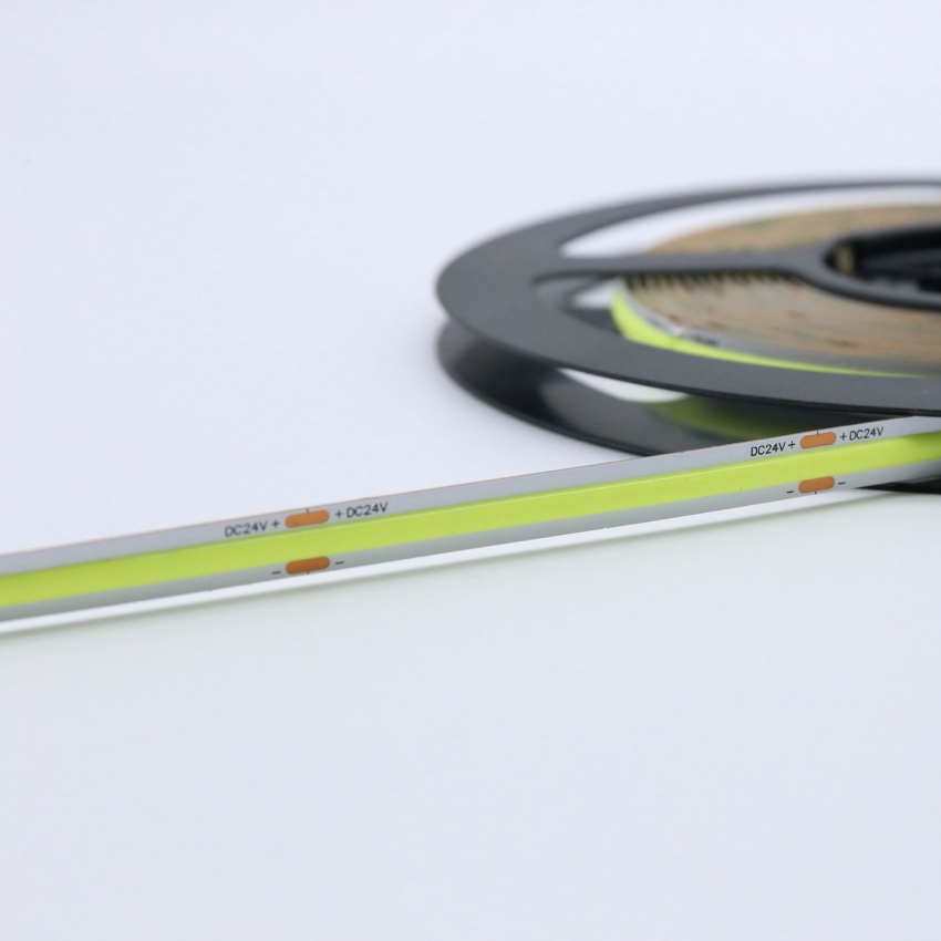 512chips COB LED Strip DC24V 10W 1100lm 8mm PCB-5
