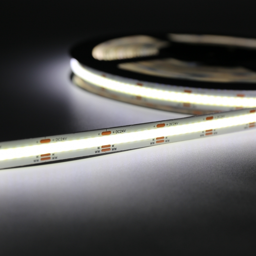 Tunable White COB LED Strip 608chips DC24V 22W-4