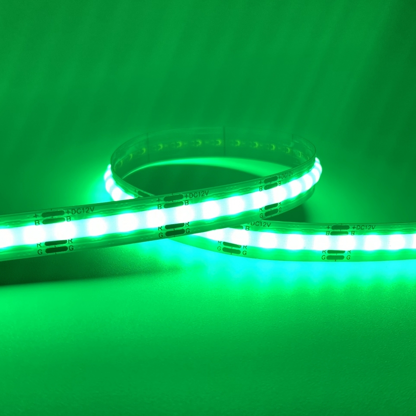 Dotless seamless COB RGB LED Strip 480Leds per meter 15W-4